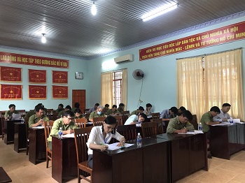 Ban quản lý rừng phòng hộ Xuân Lộc kiểm tra, sát hạch nghiệp vụ chuyên môn định kỳ năm 2021_hình2.jpg