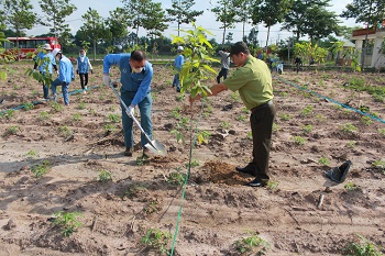 Cty cơ khí và xây dựng POSCO E và C VIỆT NAM tổ chức trồng cây xanh năm 2022_hình 1.jpg