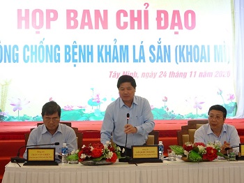 Họp Ban chỉ đạo phòng chống bệnh khảm lá sắn_Hình 1.jpg