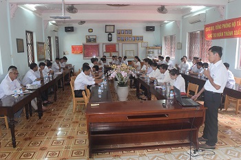 Hội nghị đảng viên 6 tháng đầu năm 2022 của đảng bộ Ban Quản lý rừng phòng hộ Tân Phú_hình 2.jpg