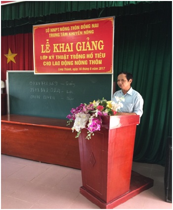 Khai giảng lớp dạy nghề Kỹ thuật trồng hồ tiêu tại huyện Long Thành_ Hình 2.jpg