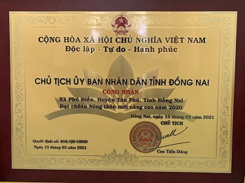 PĐiền Xã đầu tiên của huyện Tân Phú đạt chuẩn nông thôn mới nâng cao_hình 1.jpg