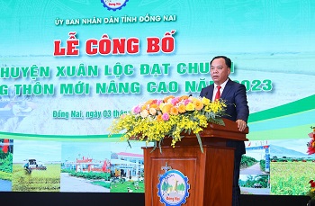 long trọng tổ chức lễ công bố huyện Xuân Lộc đạt chuẩn nông thôn mới nâng cao năm 2023_hình 3.jpg